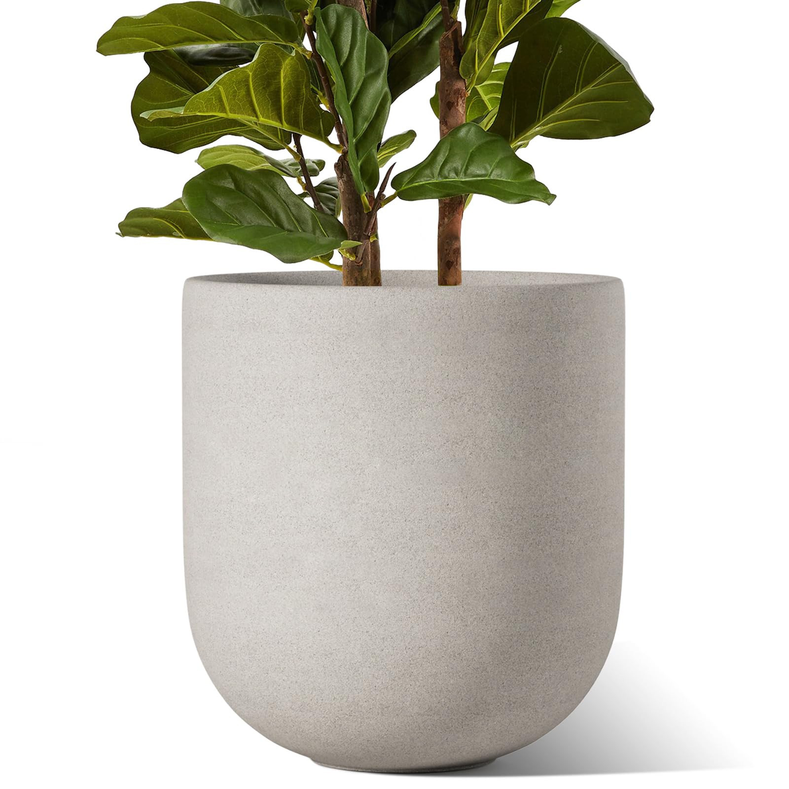 LE TAUCI 12 Inch Pots for Plants, Ceramic Large Planters for Indoor Plants, Indoor Plant Pots for... | Amazon (US)