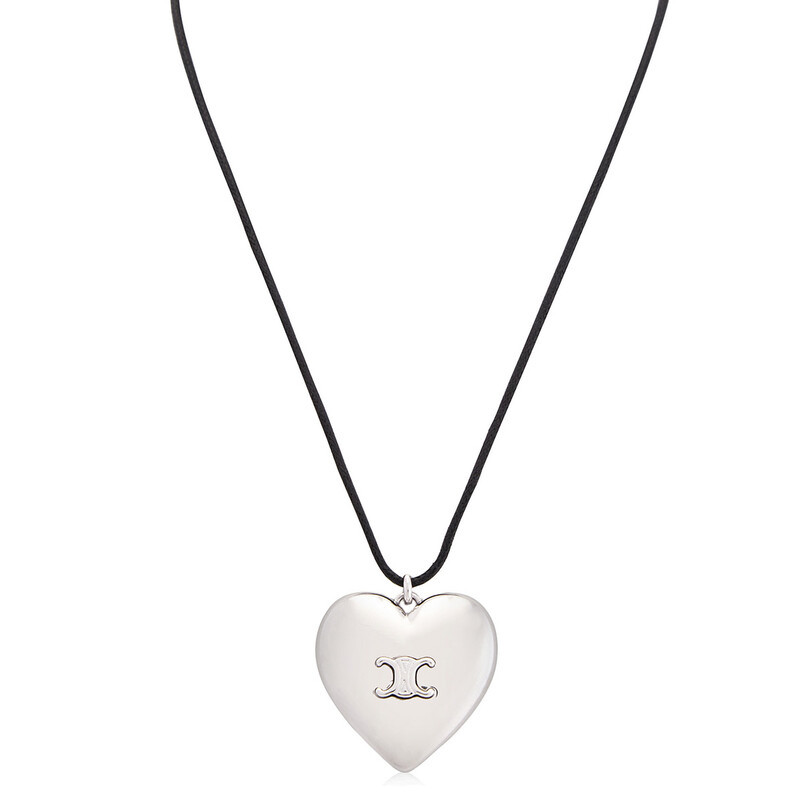 C\u0153ur Triomphe Necklace In Brass With Gold Finish And Cotton | Jomashop.com & JomaDeals.com