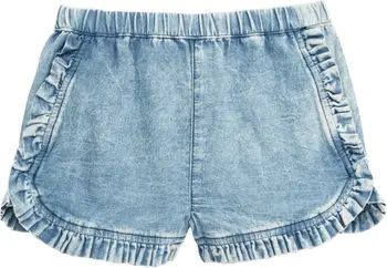 Chambray Ruffle Shorts | Nordstrom