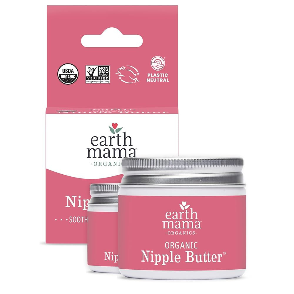 Earth Mama Organic Nipple Butter™ | Nipple Cream Safe for Breastfeeding | Postpartum Essentials... | Amazon (US)
