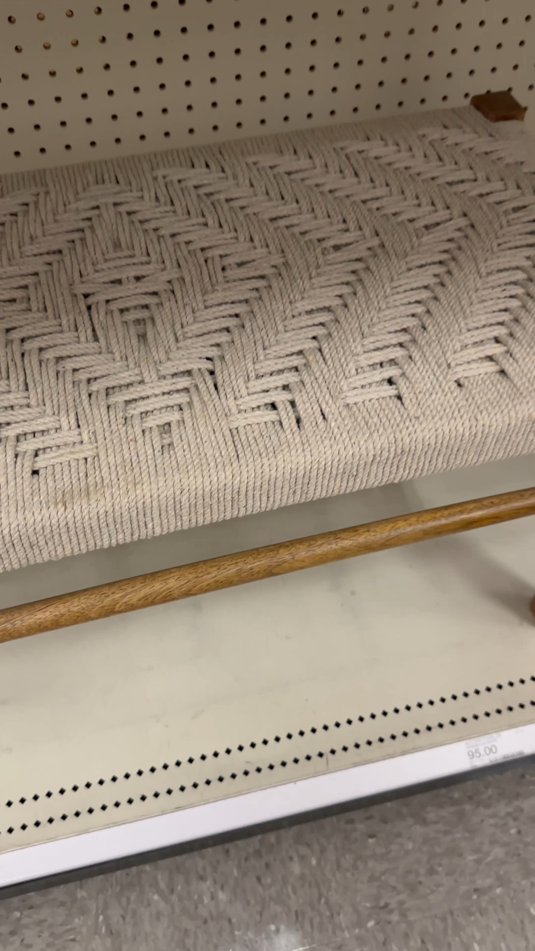 If you’re looking for a smaller scale but high quality and high style accent bench, look no further. This bench from Target is awesome. The woven rope detail and the natural wood are a perfect masculine addition to your home. Put it in an entryway, under a painting, on a porch, under the window in your bedroom. Possibilities are endless 

#LTKFind #LTKhome #LTKmens