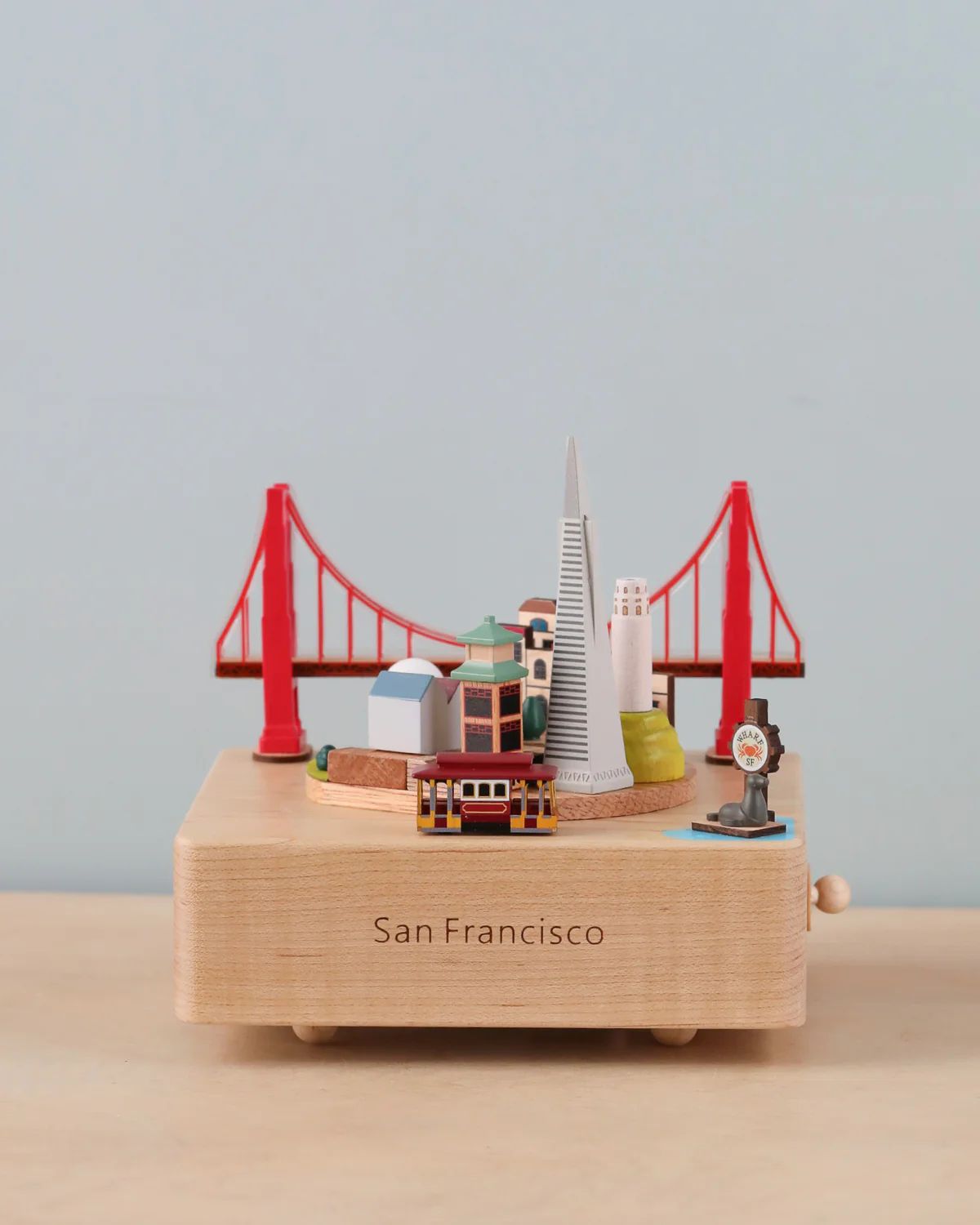 San Francisco Wooden Music Box | Odin Parker