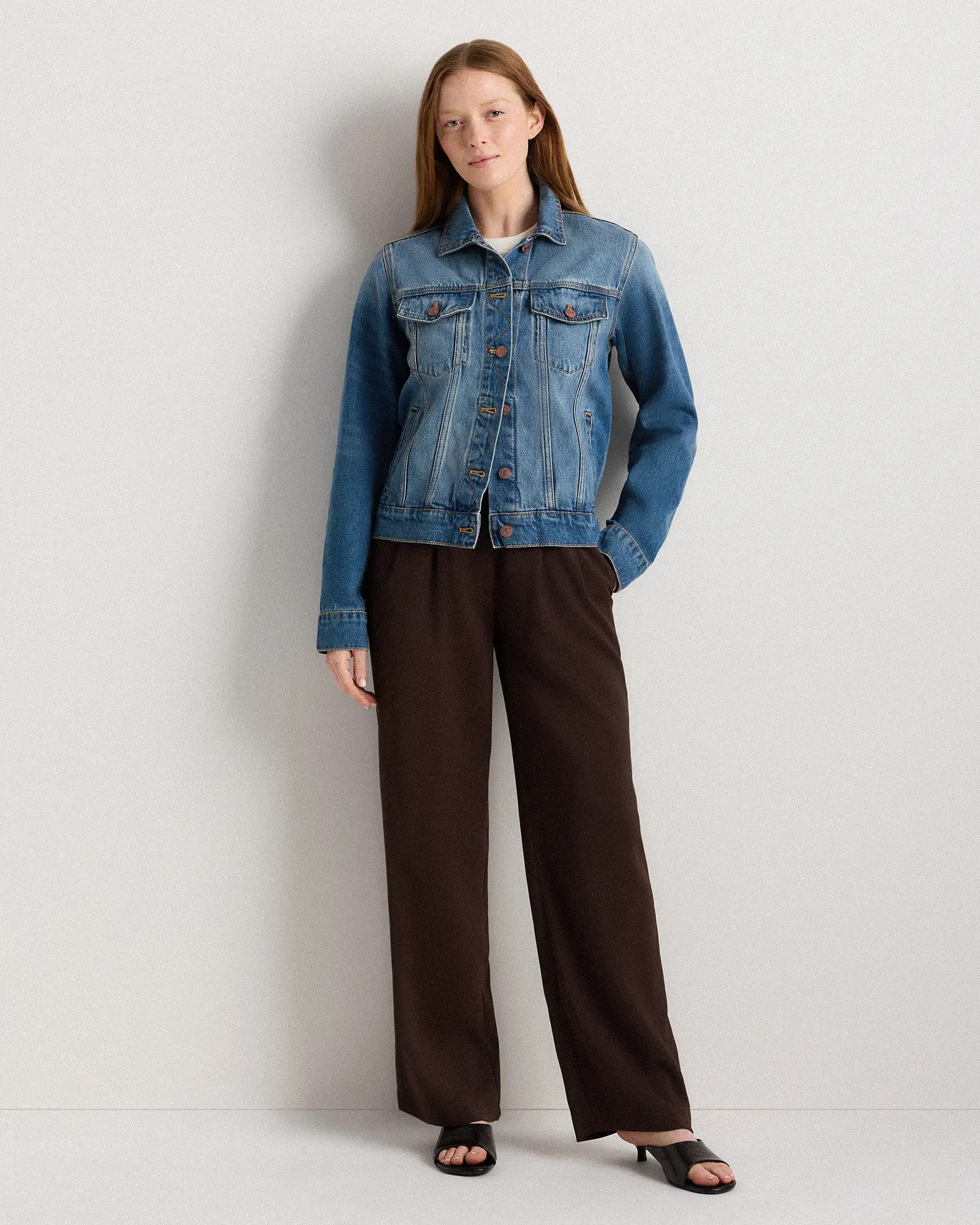 100% Organic Cotton Denim Jacket | Quince