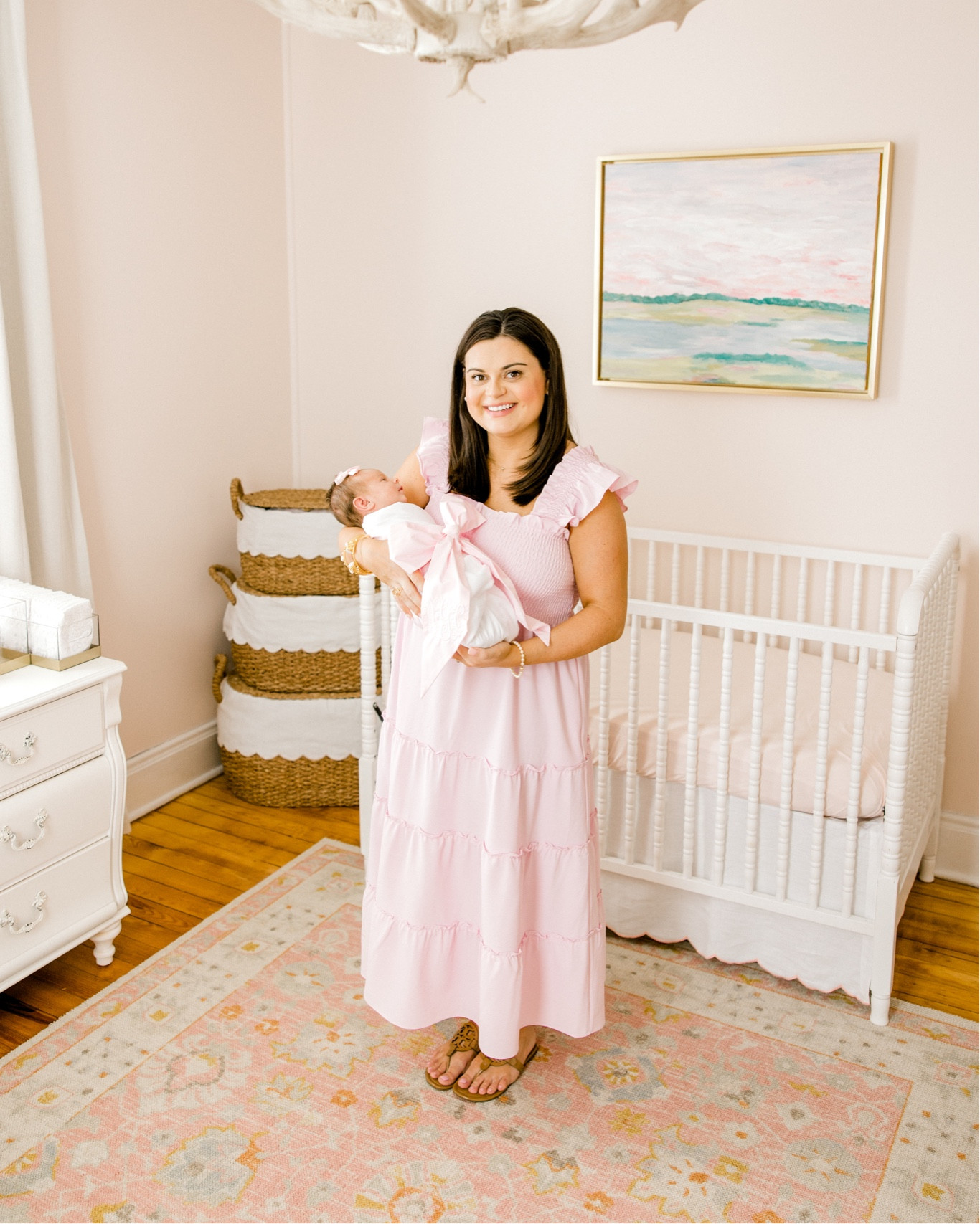 Newborn photo, post partum style, spring style, dress, Easter dress

#LTKbump #LTKbaby #LTKFind