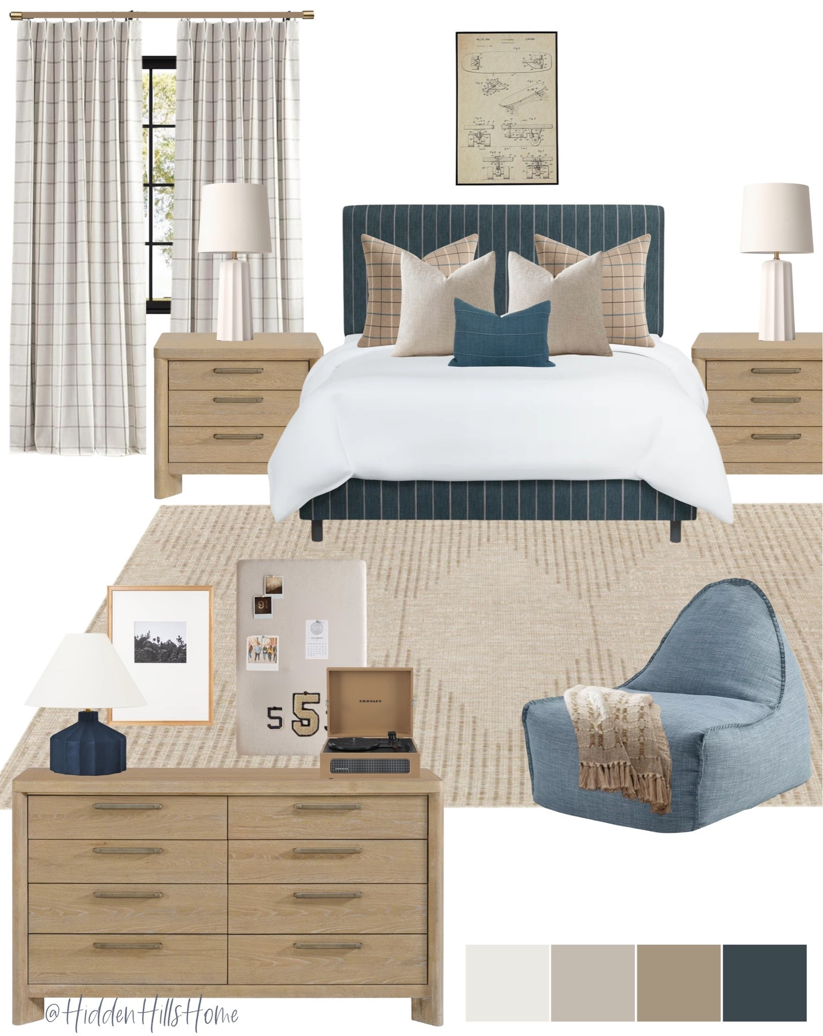 Boys bedroom decor mood board, teen boys room design, home decor ideas, masculine bedroom, pre-teen or teen boys room, kids bedroom design

#LTKHome #LTKSaleAlert #LTKKids