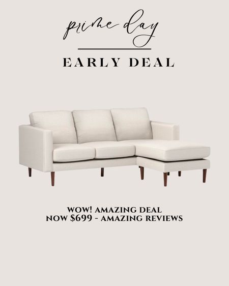 Early prime day deal home. Home furniture on sale. Daily deal. Modern sectional budget friendly. 

#LTKfamily #LTKFind #LTKhome