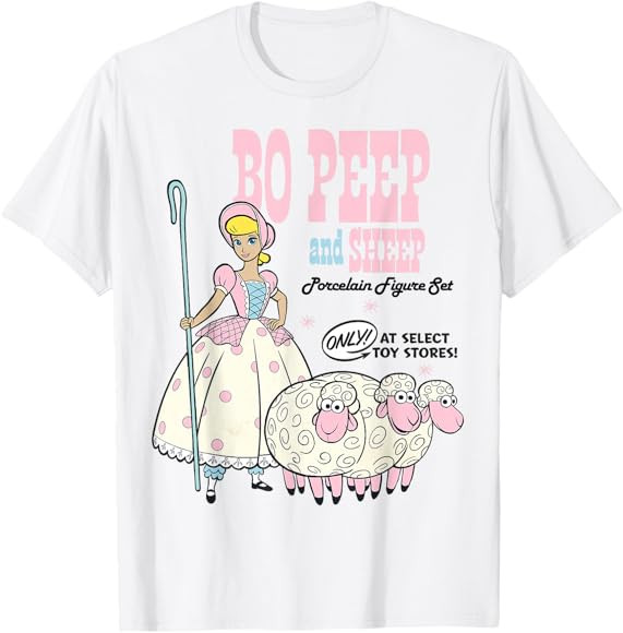 Disney Pixar Toy Story 4 Bo Peep and Sheep Advertisement T-Shirt | Amazon (US)