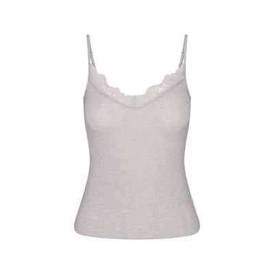 SKIMS Lace Cami Top | Grey | XL | Sheer Modal | SKIMS (US)