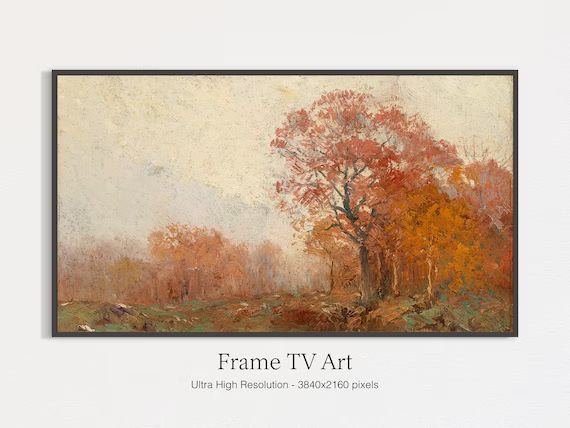 Samsung Frame TV Art Autumn Fall Autumn Trees Art for TV - Etsy | Etsy (US)
