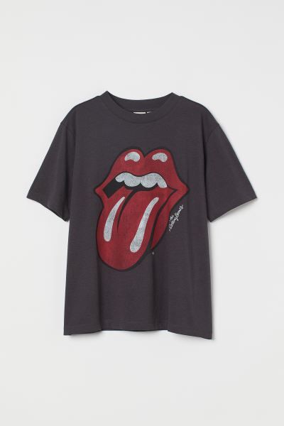 T-shirt with Motif | H&M (US + CA)