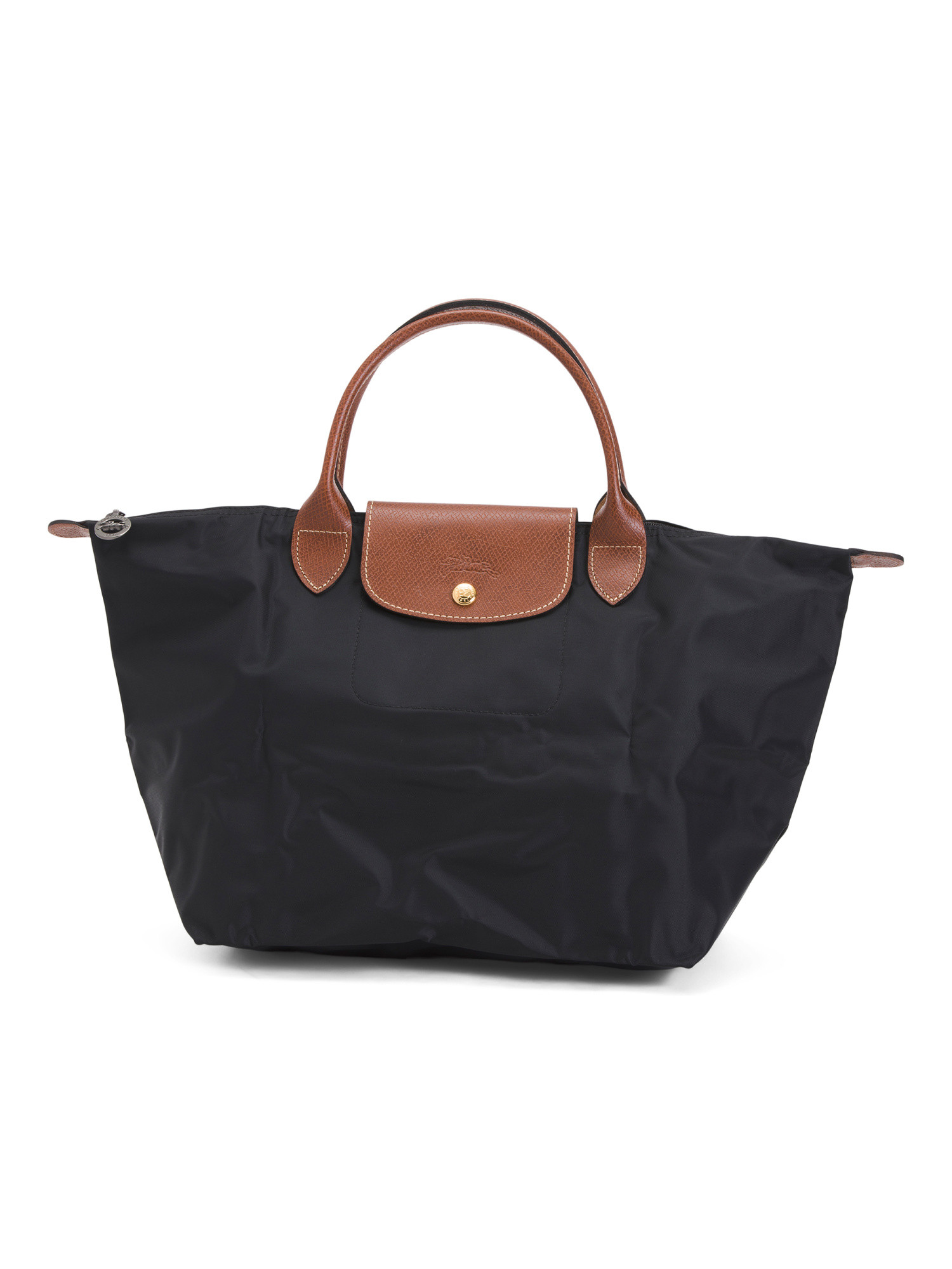 Le Pliage Original Canvas Tote With Leather Handles | TJ Maxx