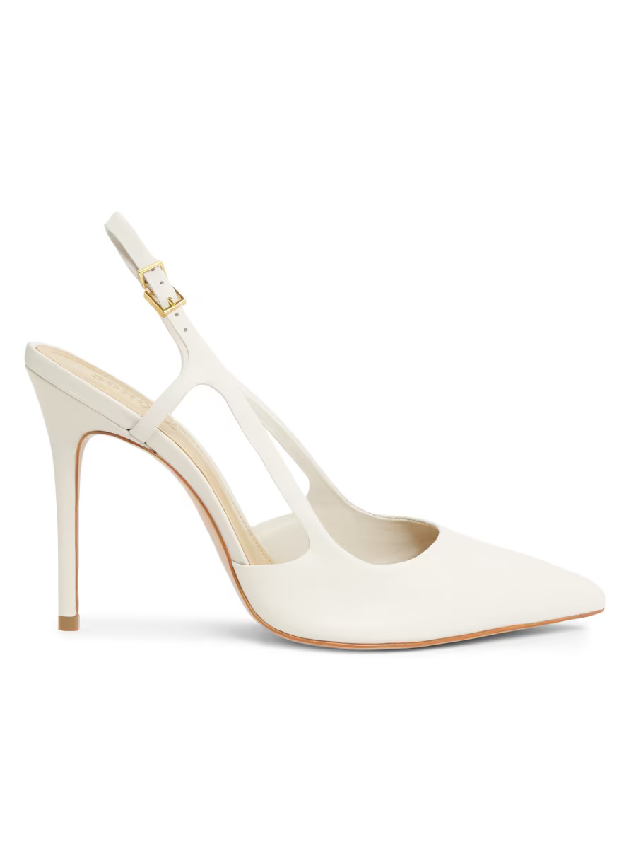 Boris 110MM Leather Slingback Pumps | Saks Fifth Avenue