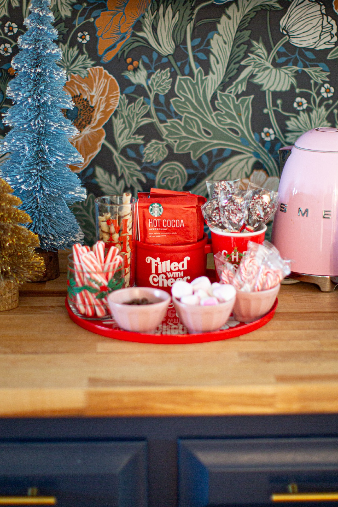 Hot chocolate bar set up for Christmas Eve 

#LTKHome #LTKHoliday #LTKParties