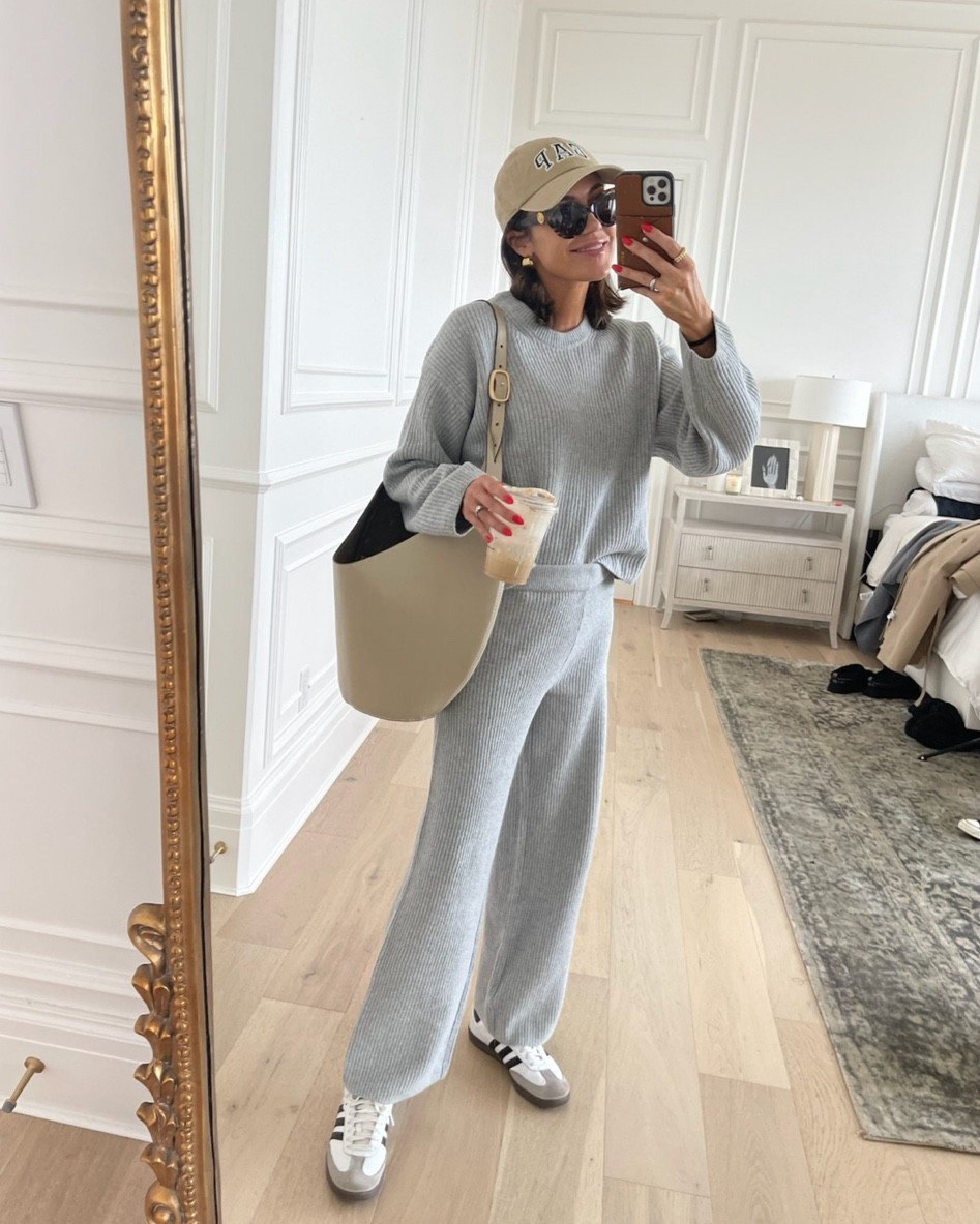 My matching knit set is on sale for 40% off! 

Casual outfit for Thanksgiving break 🤎 I’ve been wearing this gray matching two piece set on repeat! I’m wearing size small. 

Thanksgiving outfit; holiday outfit; casual outfit; mom style; fall fashion; fall outfit; winter outfit; school drop off outfit; gap; matching set; comfy outfit; travel outfit; airplane outfit; Christine Andrew 

#LTKHoliday #LTKsalealert #LTKfindsunder50