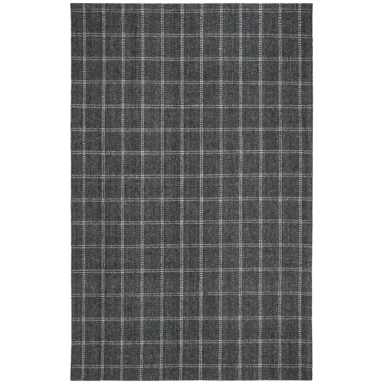 Tamworth Handmade Flatweave Charcoal Rug | Wayfair North America