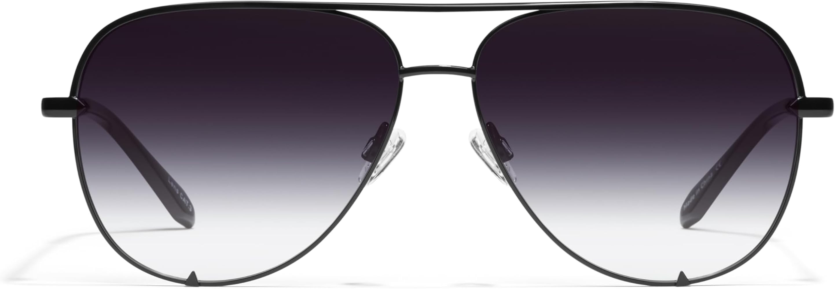 Quay - Sunglasses for Men & Women, Aviator Lenses with UV Protection, Oversized Sunglasses (High ... | Amazon (US)