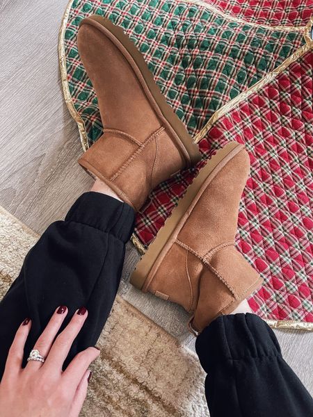 Ugg classic mini boots - best time to buy is now since they tend to sell out during the holidays!

#LTKshoecrush #LTKHoliday