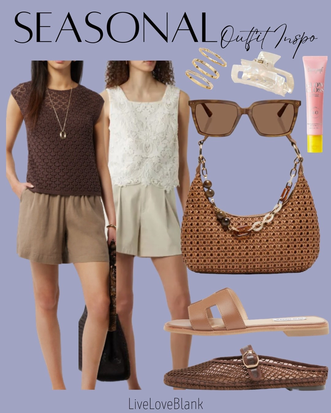 Summer outfits for her
Casual style
Summer sandals 
Vacation outfits

#LTKSeasonal #LTKOver40 #LTKootd