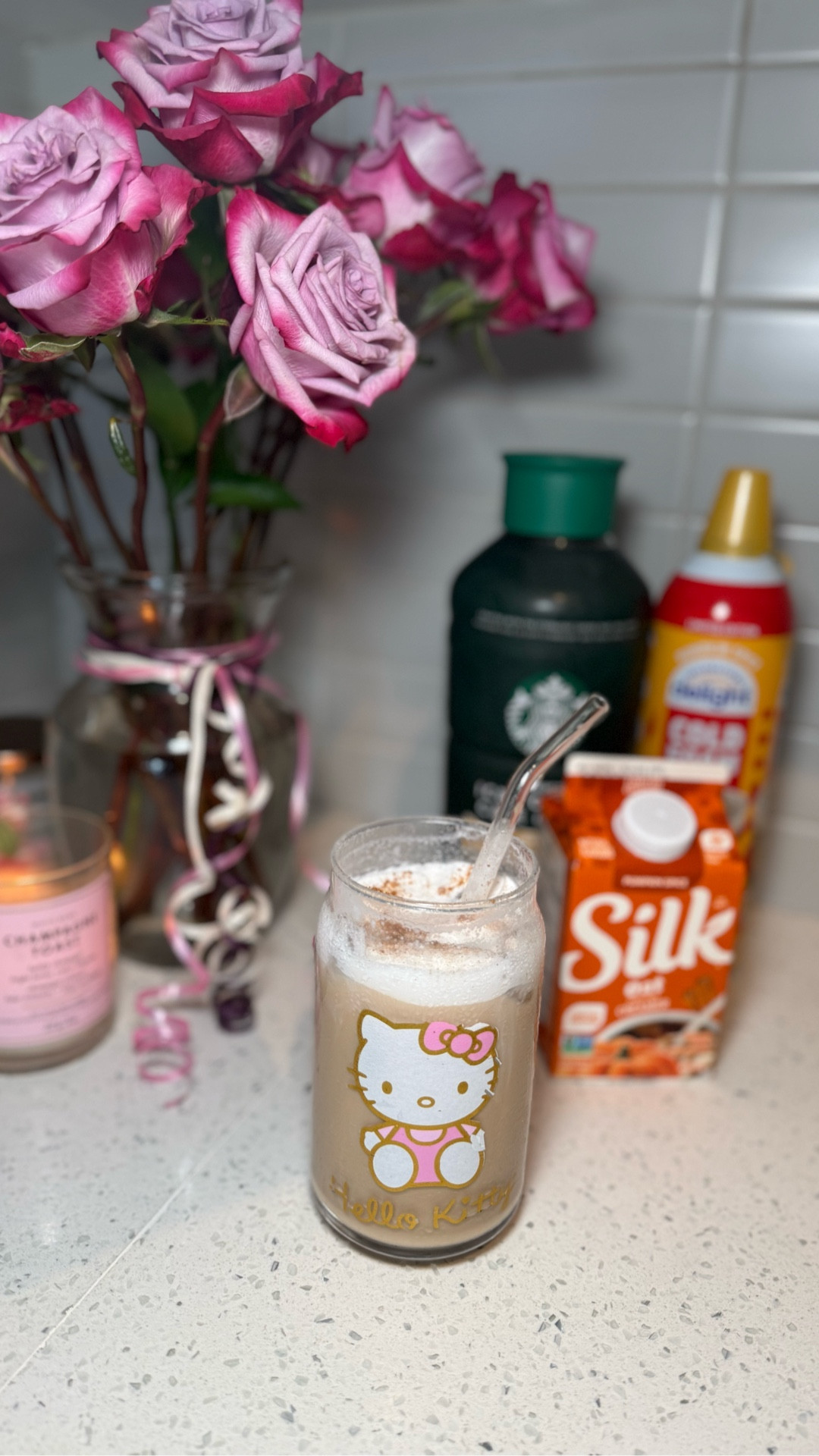 Pumpkin Spice Season is here! 🎃🍂I made my fav iced coffee this morning. 

Coffee tumbler 
Glass straw
Iced coffee glass
Morning coffee
Fall kitchen 
Fall favorites 

#LTKOver40 #LTKSeasonal #LTKHome