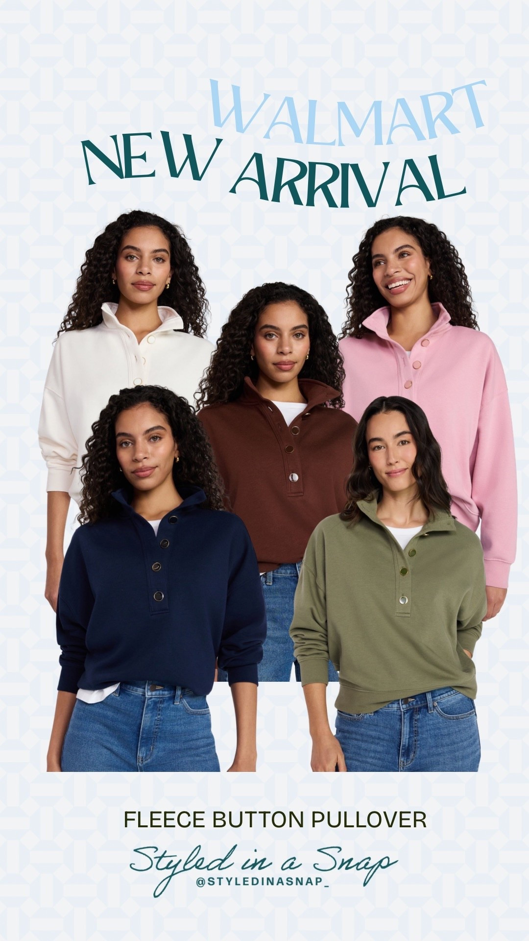 Loving these new quarter button fleece pullovers from Walmart!

#LTKSeasonal #LTKOver40
