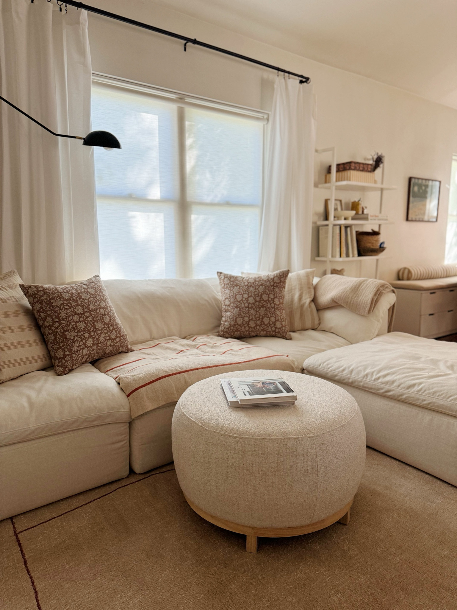 still haven’t picked out a rug for this spot but still loving our ☁️☁️ 

#LTKhome