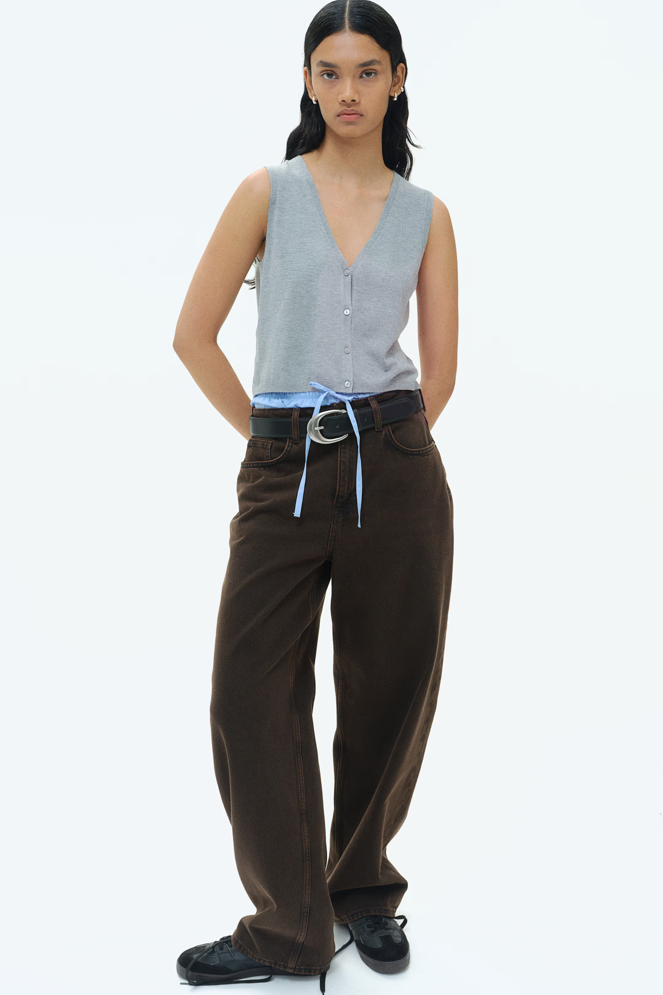 Button-front Sweater Vest | H&M (US + CA)