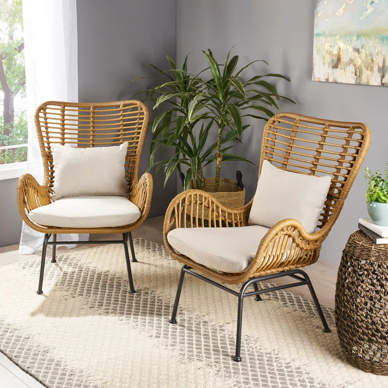 Tarnowski Indoor Wicker Club Chair | Wayfair North America