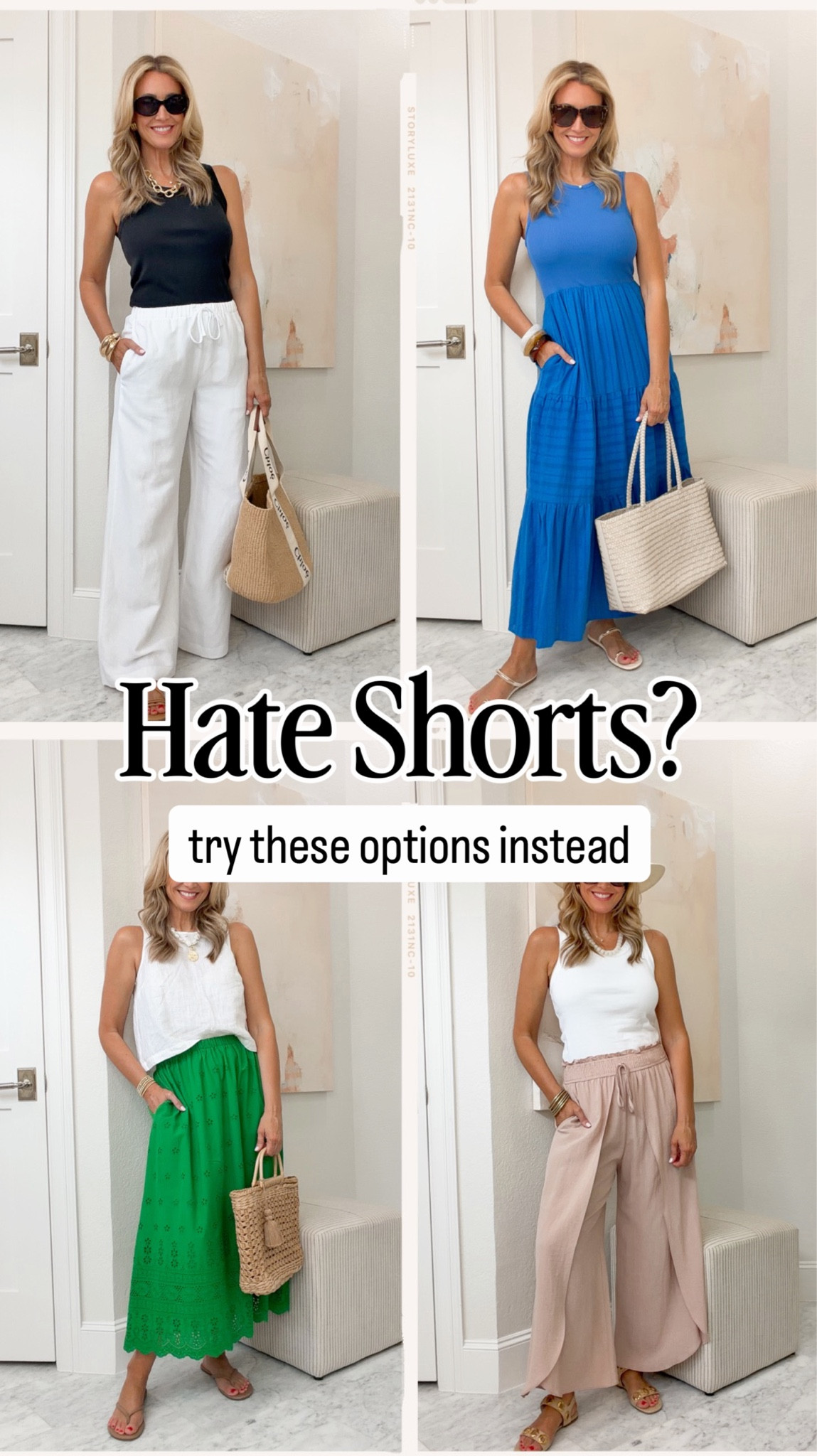 Alternative options to shorts for the summer

#LTKOver40 #LTKTall