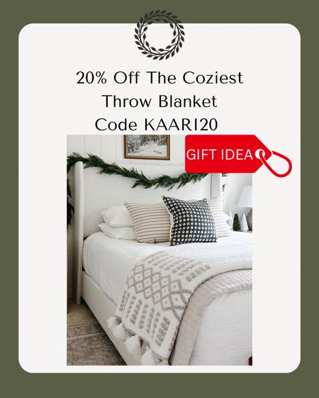 Gift guide, gifts for her, gifts for home. Use code KAARI20 for 20% off the diamond & tassel throw blanket 

#LTKHoliday #LTKhome #LTKGiftGuide