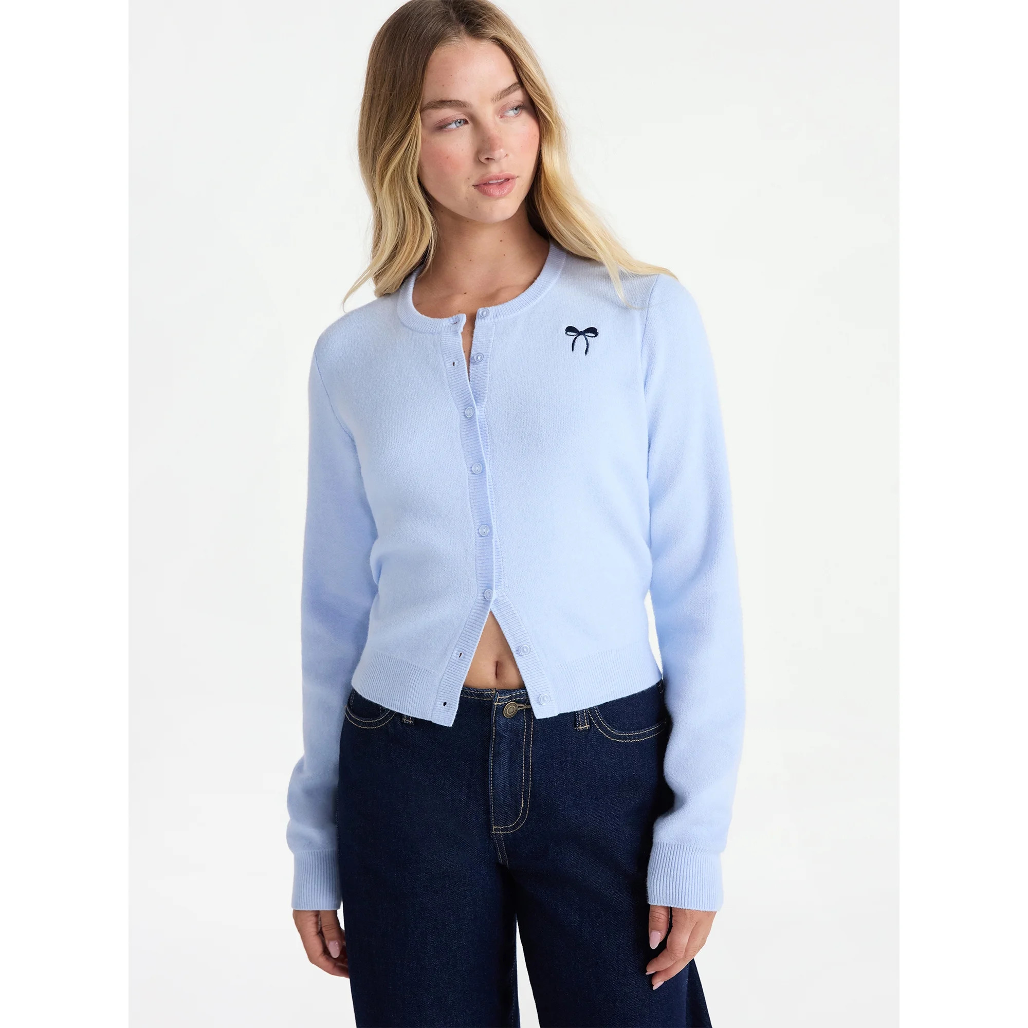 No Boundaries Fashion Icon Cardigan, Women's | Walmart (US)