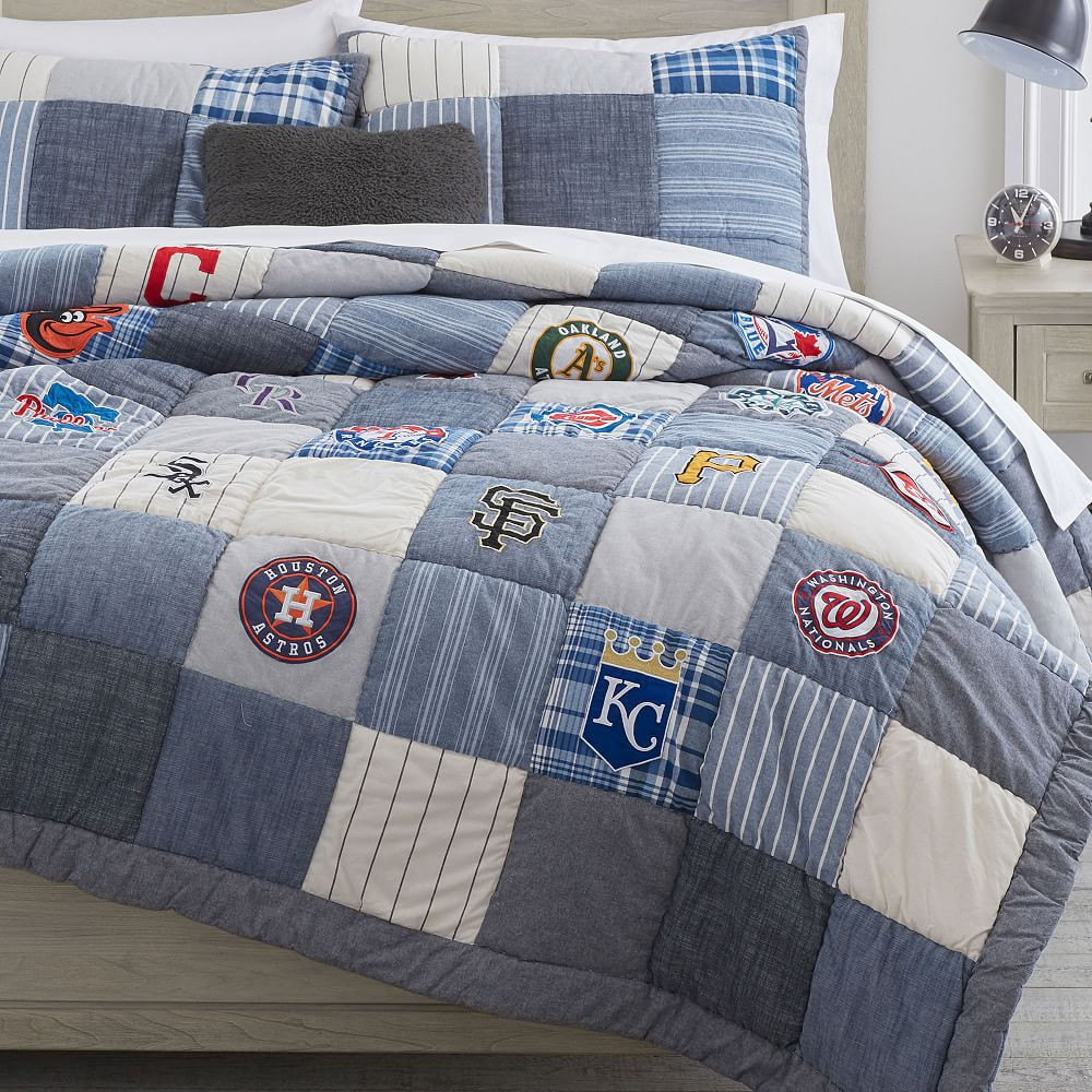 MLB™ Patchwork Quilt | Pottery Barn Teen