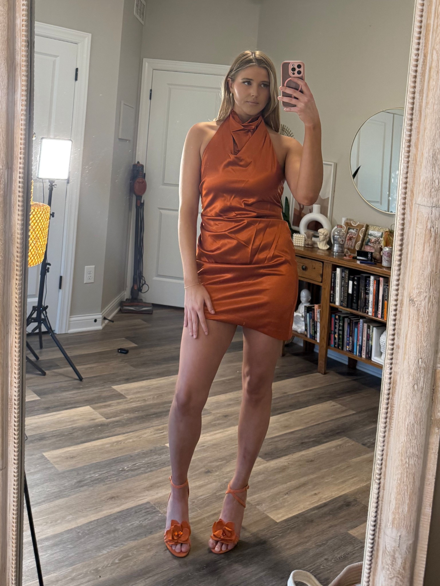 Dress is M
Heels are vintage no exact link but I found similar 