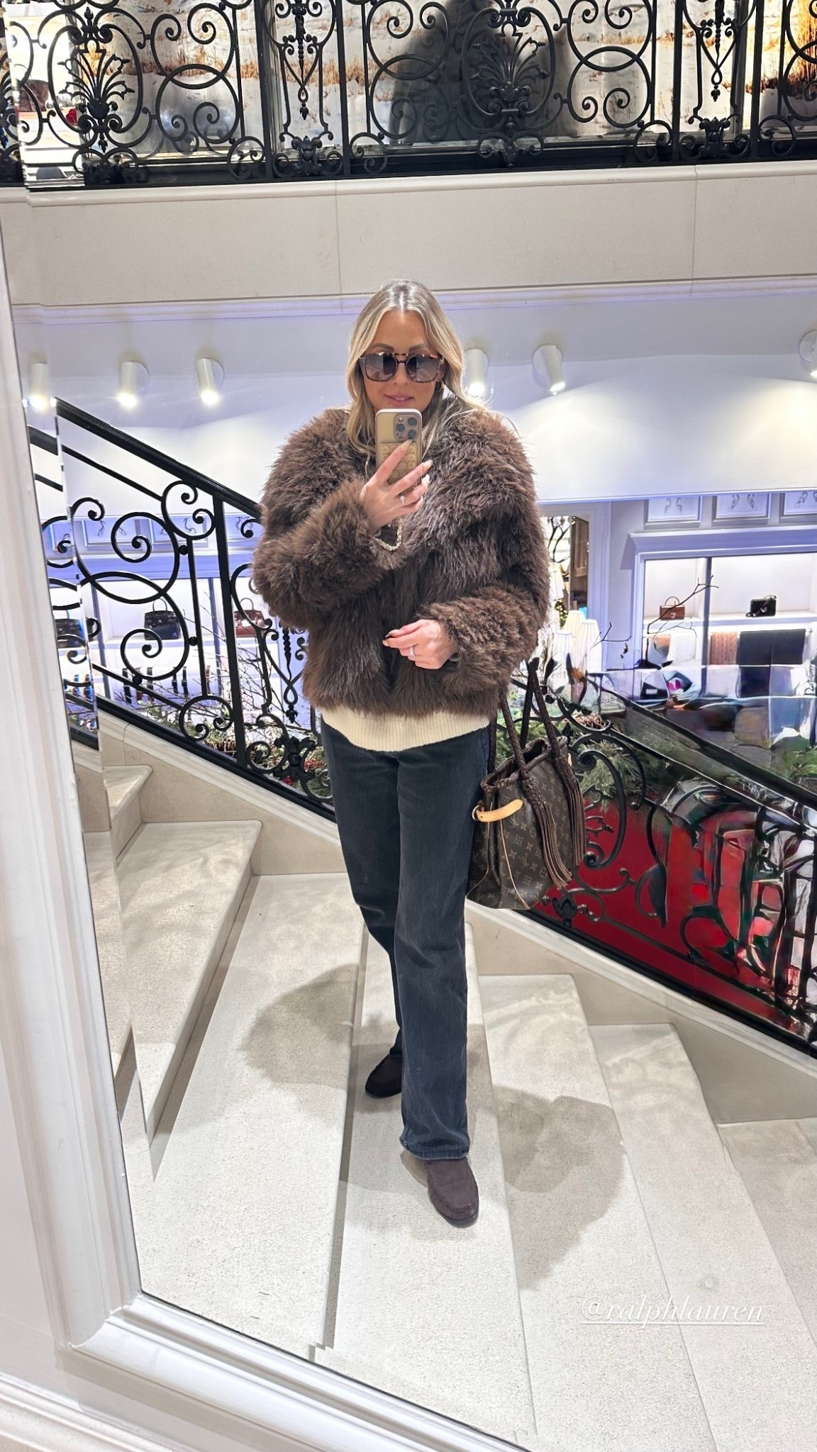 OOTD selfie at Ralph Lauren! Still loving this faux fur coat and how perfect it has been for the weather here in NYC the last few days. All of my outfit is linked ⬆️

#ltkcreator #ltkfinds #ltkwatchnow #ltkstyletip #fauxfur #furcoat #fauxfurcoat #nyc #winteroutfit

#LTKSeasonal #LTKHoliday #LTKootd