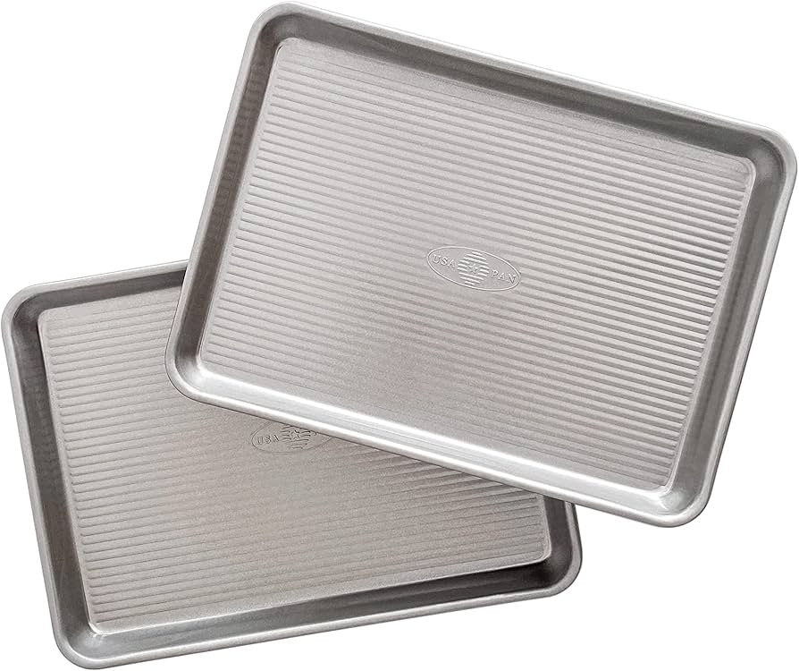 USA Pan Nonstick Quarter Sheet Pan, Set of 2 | Amazon (US)