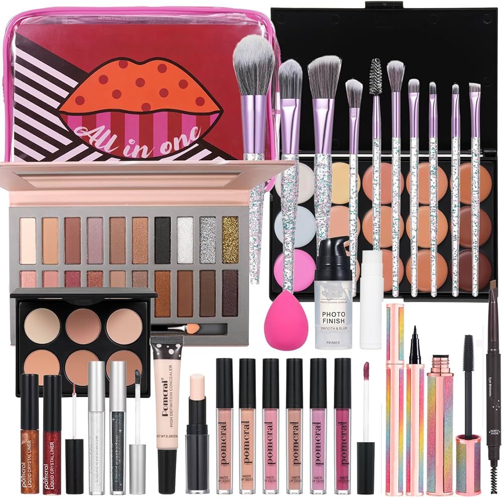 Makeup Kit For Women Full Kit All in One Makeup Set For Teens Girls Beginner With Concealer Eyesh... | Amazon (US)