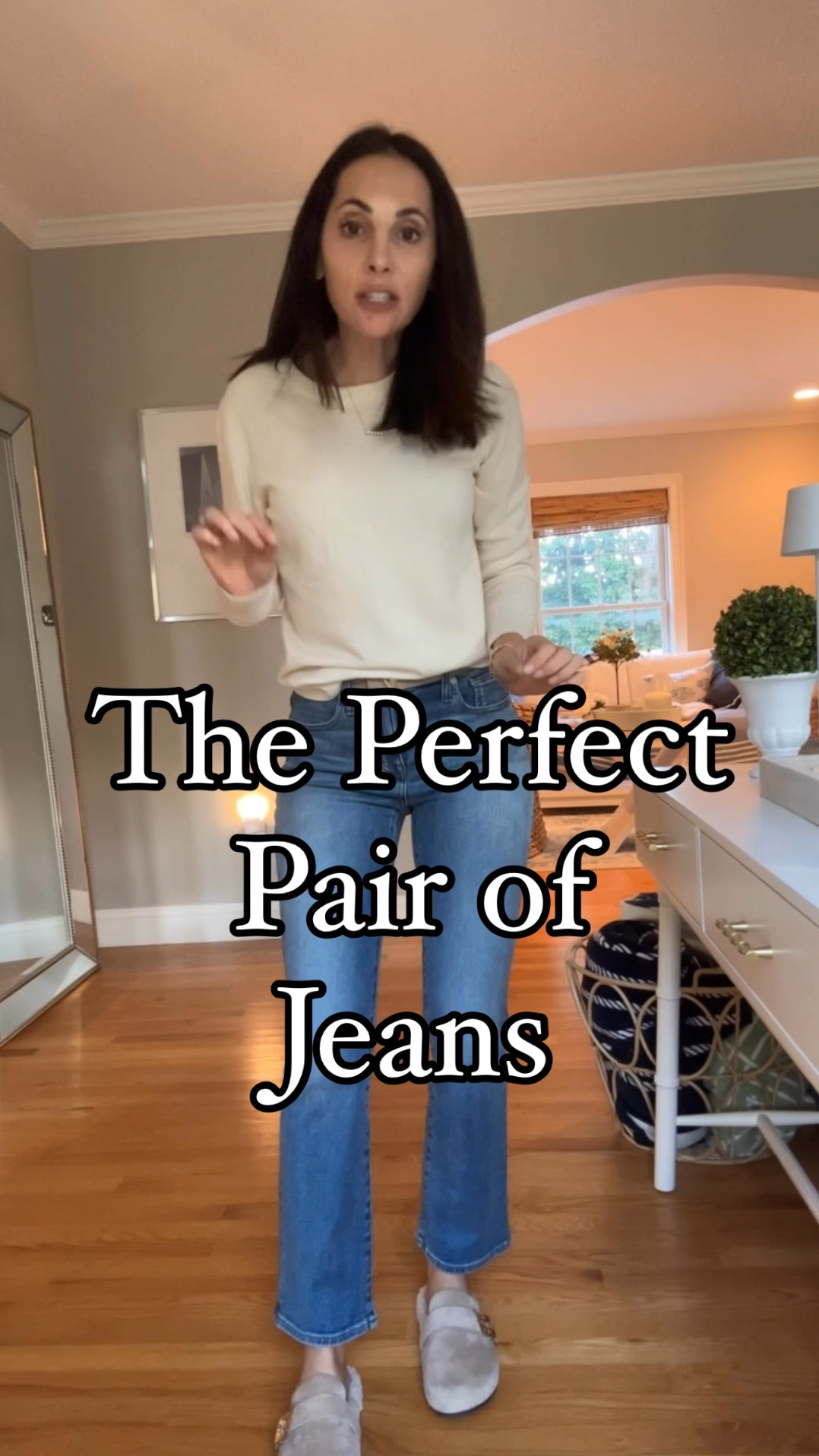 Bootcut crop straight leg- perfect jeans 