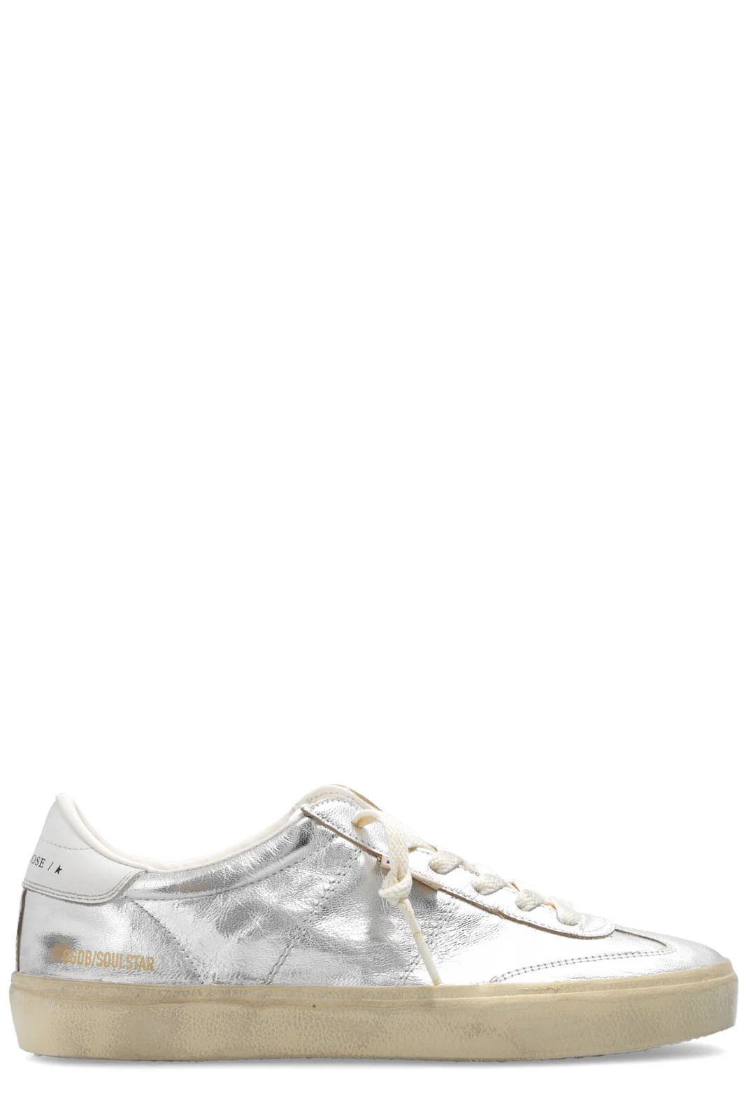 Golden Goose Deluxe Brand Soul-Star Metallic Low-Top Sneakers | Cettire Global