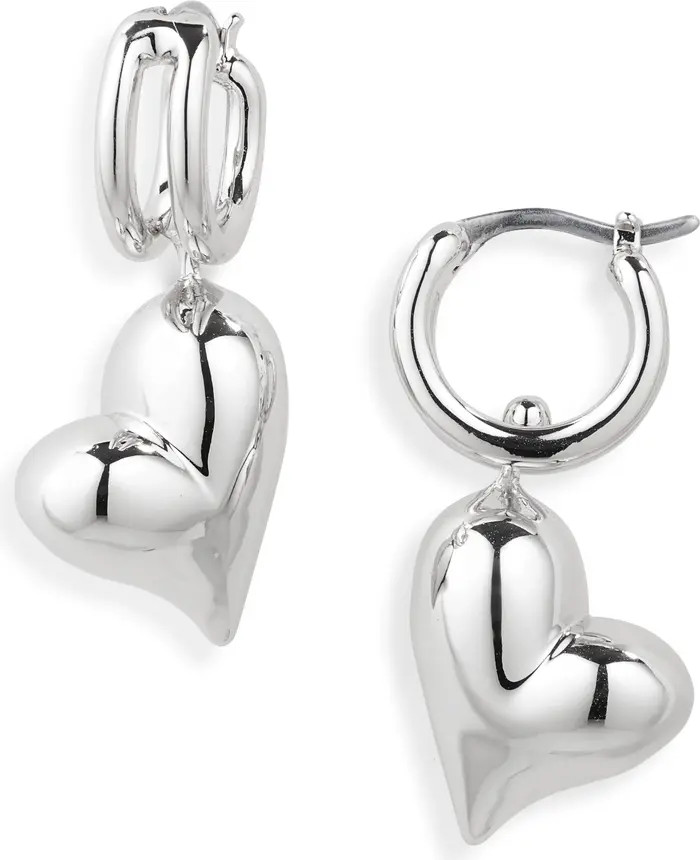 Heart Huggie Hoop Earrings | Nordstrom