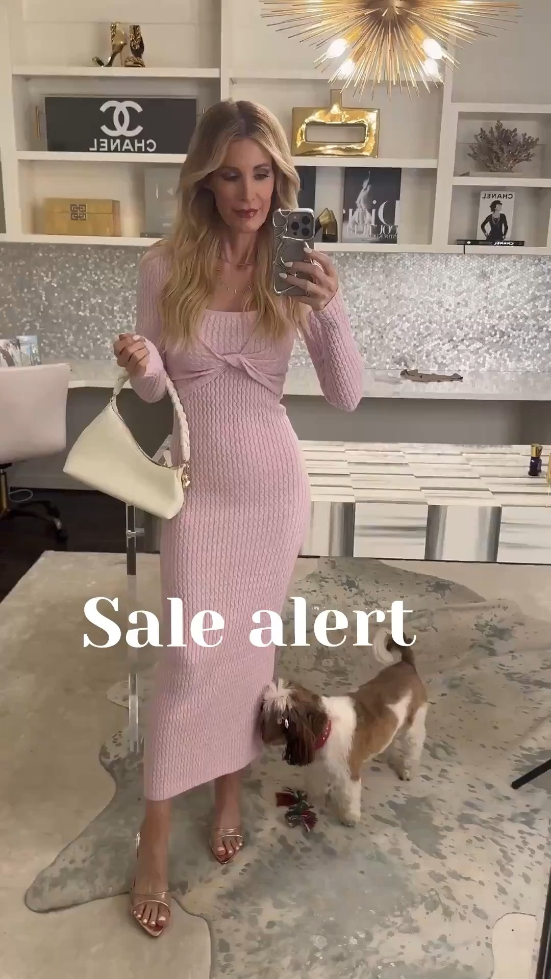 Sale alert on this chic spring dress — this pale pink sweater dress set is so flattering and perfect for date night or a girls night out. The two-piece design with the tank dress and shrug makes it feel elevated and versatile, and it’s currently 25% off 🙌 I’m wearing an XS and it fits TTS (size up if you want a looser fit).  

 

#LTKootd #LTKSeasonal #LTKOver40
