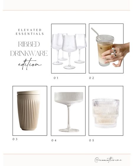 Ribbed glassware is a staple in our household! These are gorgeous & affordable and I guarantee your guests will love them 🤍

#LTKGiftGuide 

#LTKhome #LTKfindsunder50