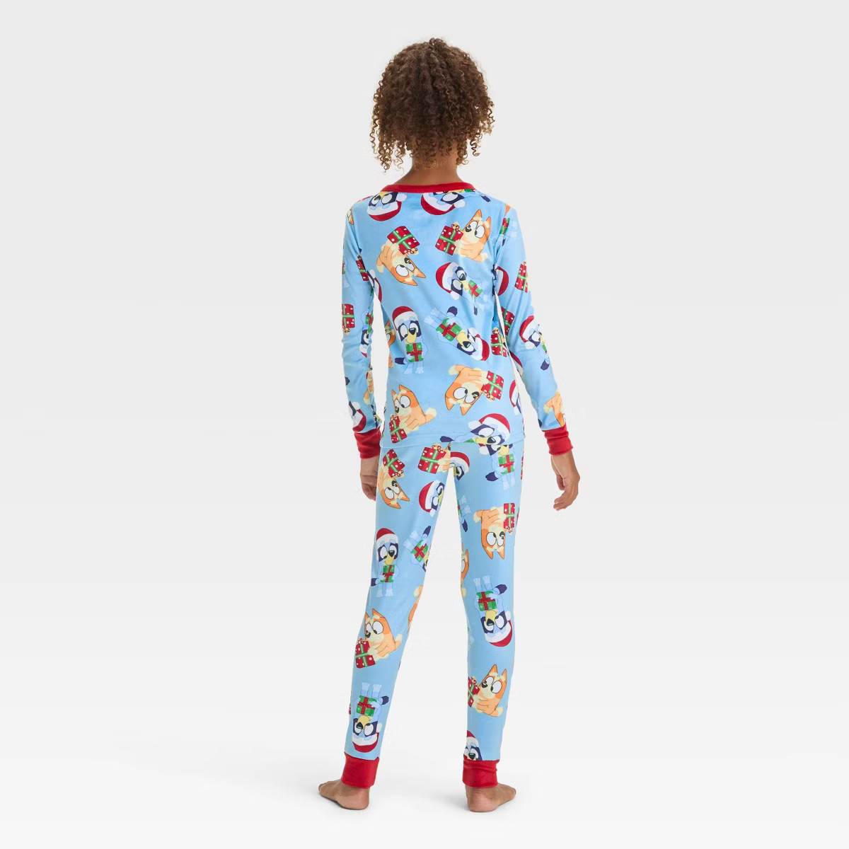 Girls' Bluey & Bingo 2pc Snug Fit Pajama Set - Blue 6 | Target