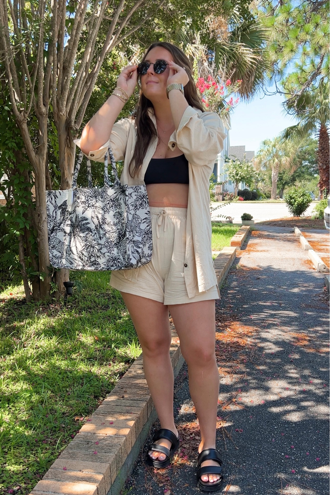 casual summer vacation outfit 🧳🌞 this set is lightweight and perfect to throw over a swimsuit 👙🐚 

#LTKstyletip #LTKswim