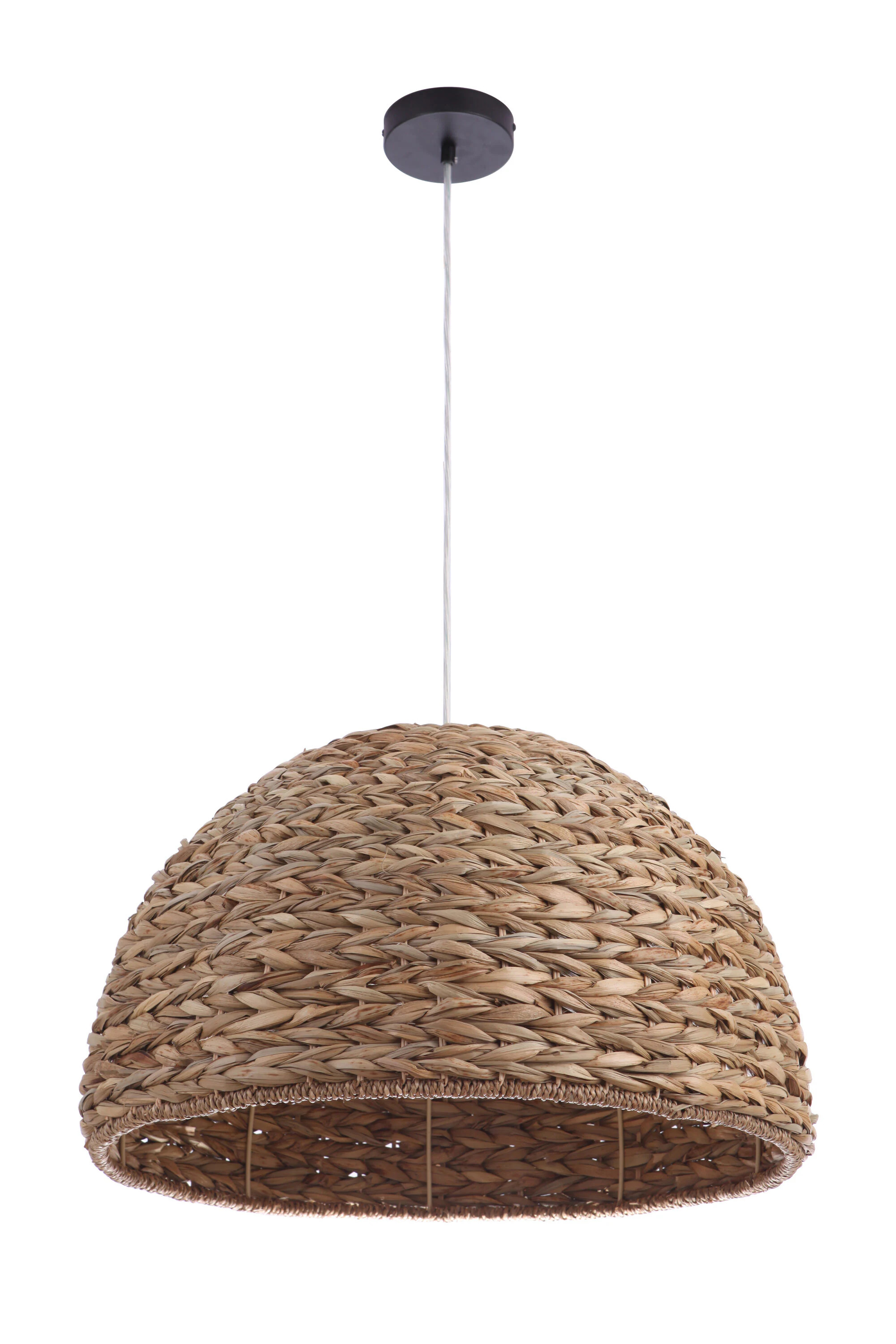 Craftmade Natural 1 -Light Natural Transitional Dome Large Hanging Pendant light | P2005-NT | Lowe's