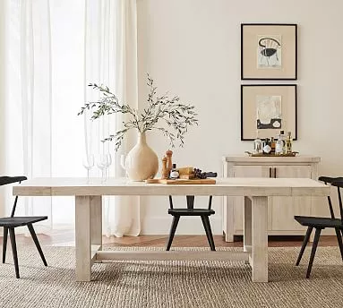 Reed extending 2024 dining table