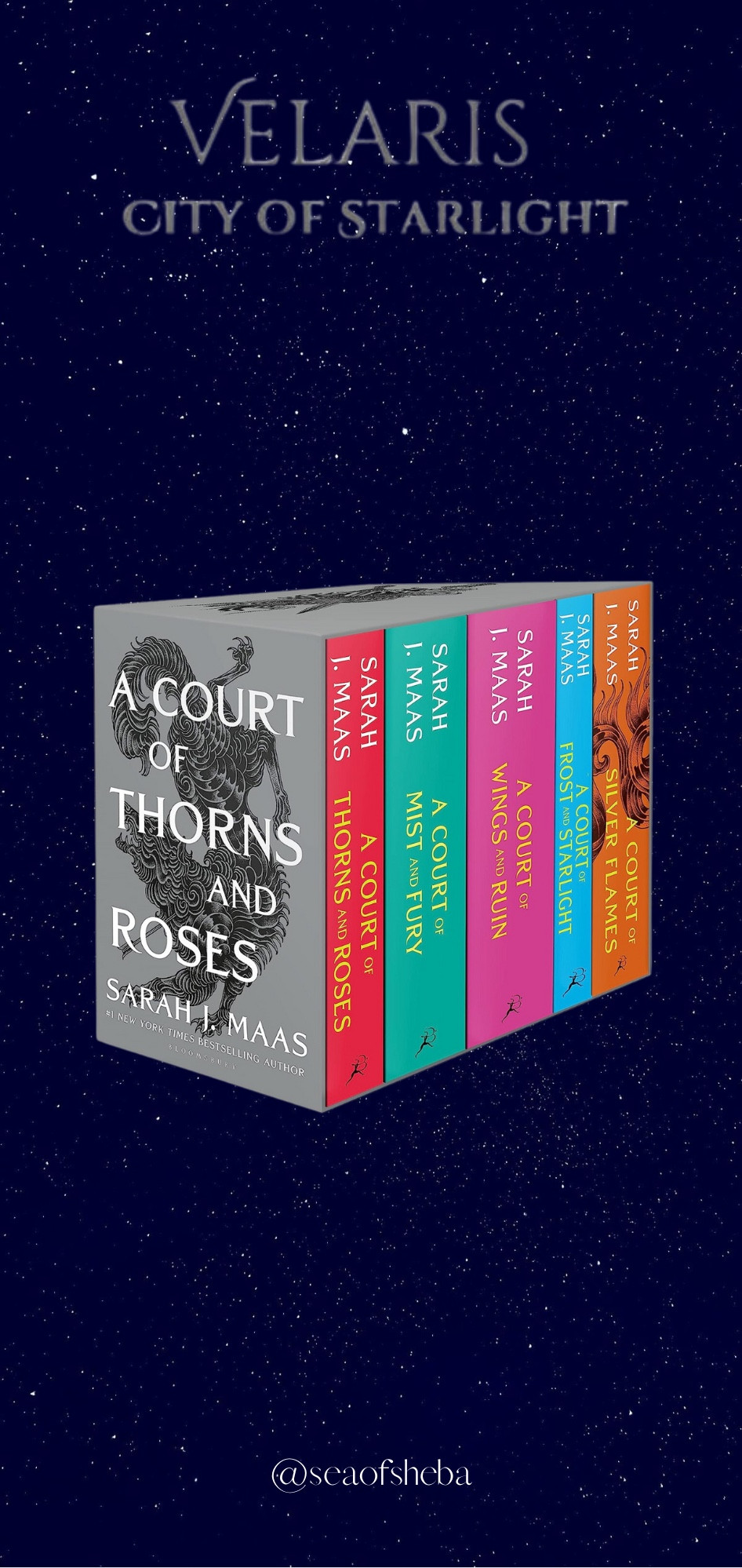 A court of thorns and roses series! #ACOTAR #series #books #booktok #bookstagram 

#LTKfamily #LTKtravel #LTKfindsunder100