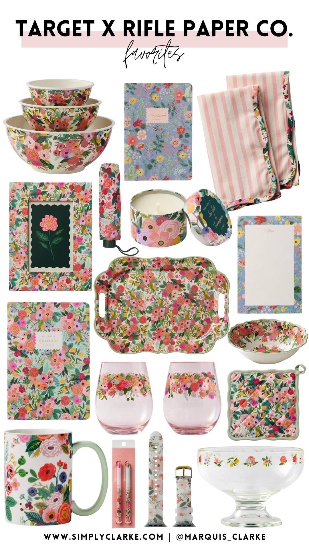 Obsessed is an understatement! The Target x Rifle Paper Co. drop is so good — all the florals, all the pretty details!  

 #LTKSeasonal #LTKHome #LTKBeauty