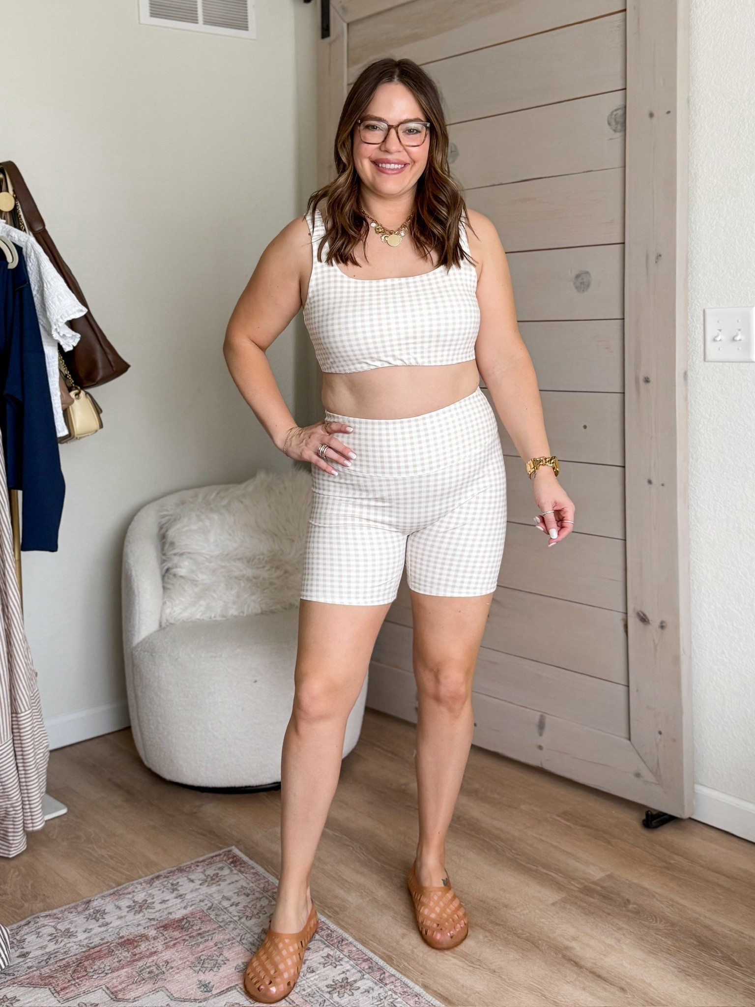 Wearing size XL // returning because they’re not flattering on my C-section shelf, but so freaking cute

#LTKMidsize #LTKfitnessgoals #LTKActive