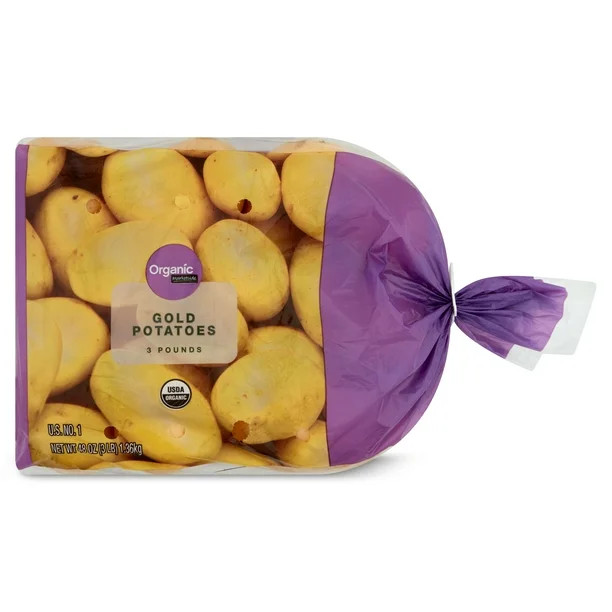 Marketside Organic Gold Potatoes, 3 lb Bag - Walmart.com | Walmart (US)