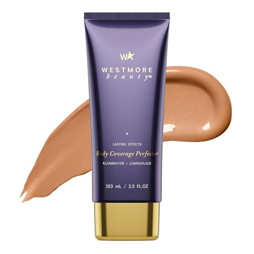 Westmore Beauty Skin Foundation Concealer, Body Makeup 3.5 Fl Oz (Golden Radiance, Cream) - Waterproof, Transfer-Resistant, Long-Lasting Coverage for Tattoo, Stretch Marks, Scars | Amazon (US)