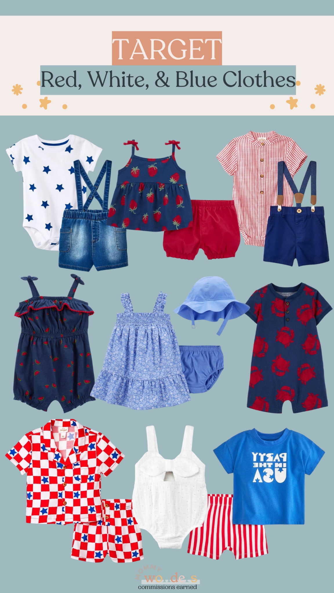 Red, White, and Blue clothes at Target! These could be kept and worn again for The Fourth of July! 

#LTKBaby #LTKSeasonal #LTKKids